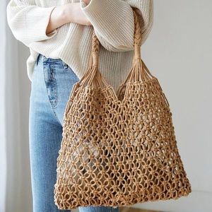 Straw Tote Bag - brand new